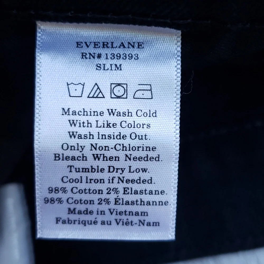Everlane Slim Jean nwt - Picture 7 of 7